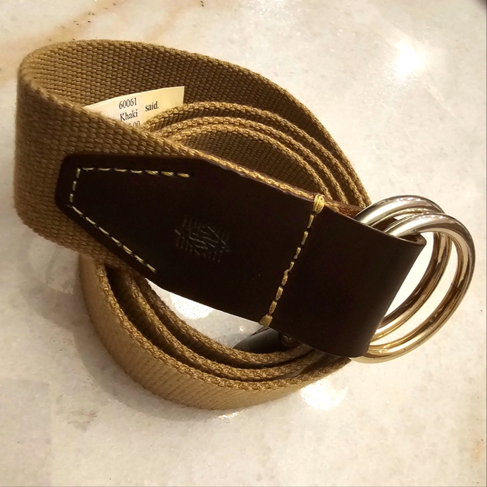 Martin Dingman Tan and Brown Belt Size M